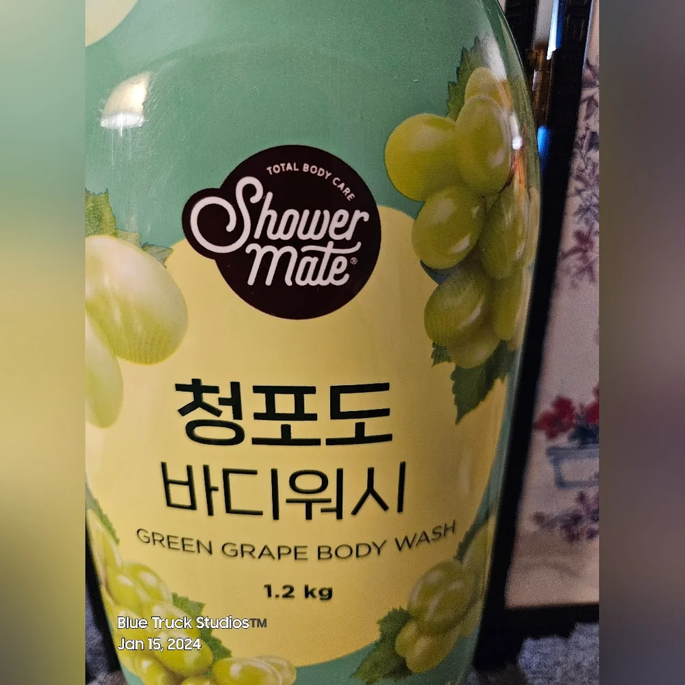 Shower Mate Korean Green Grape Body Wash K-Beauty 42 Oz Pump Bottle (NEW) Exp …_4